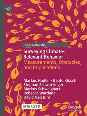 cover image of Surveying Climate-Relevant Behavior